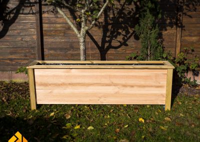 Jardinière en bois sur mesure