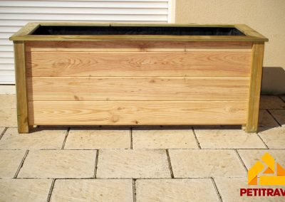 Jardinière en bois sur mesure