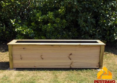 Jardinière en bois sur mesure