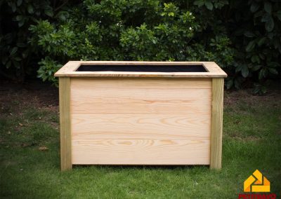 Jardinière en bois sur mesure