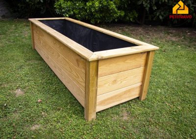 Jardinière en bois sur mesure