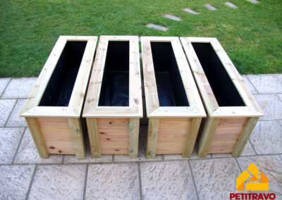 jardinière en bois - petitravo